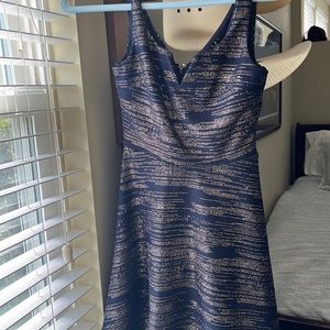 Tricia navy mini dress